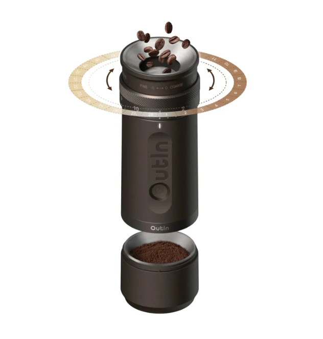 Moulin à café portable électrique – TREVA™ | Café parfait partout