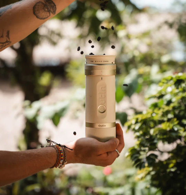 Moulin à café portable électrique – TREVA™ | Café parfait partout