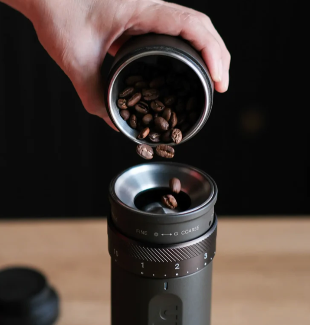 Moulin à café portable électrique – TREVA™ | Café parfait partout