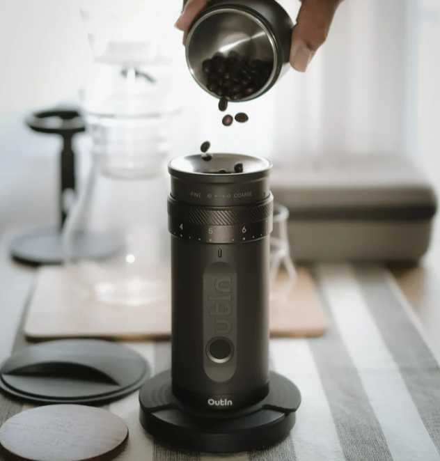 Moulin à café portable électrique – TREVA™ | Café parfait partout